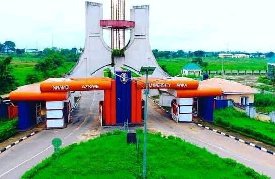 Nnamdi Azikiwe University Cut Off Mark